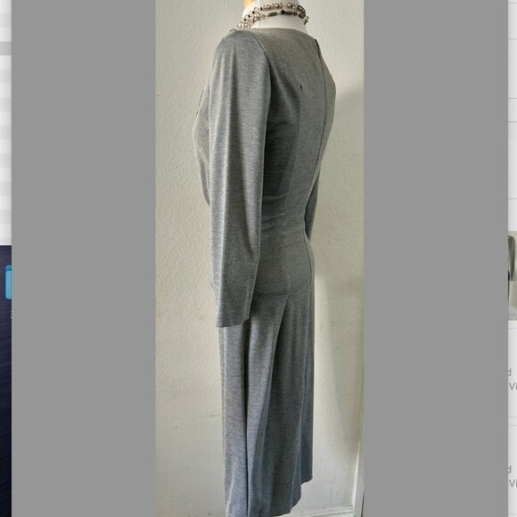 Vintage Y2K le chateau gray Midi dress XS - Picture 4 of 9